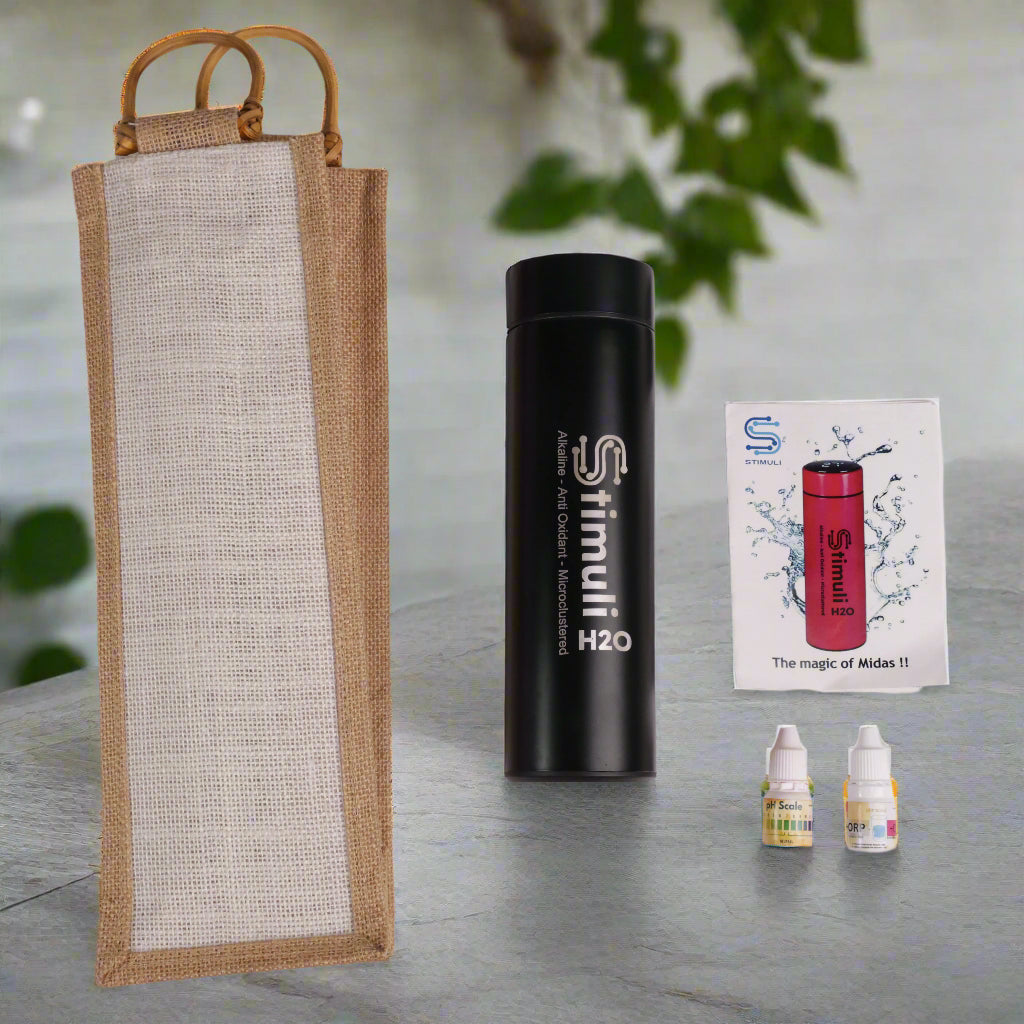 Black Alkaline Water Bottle - 500ml