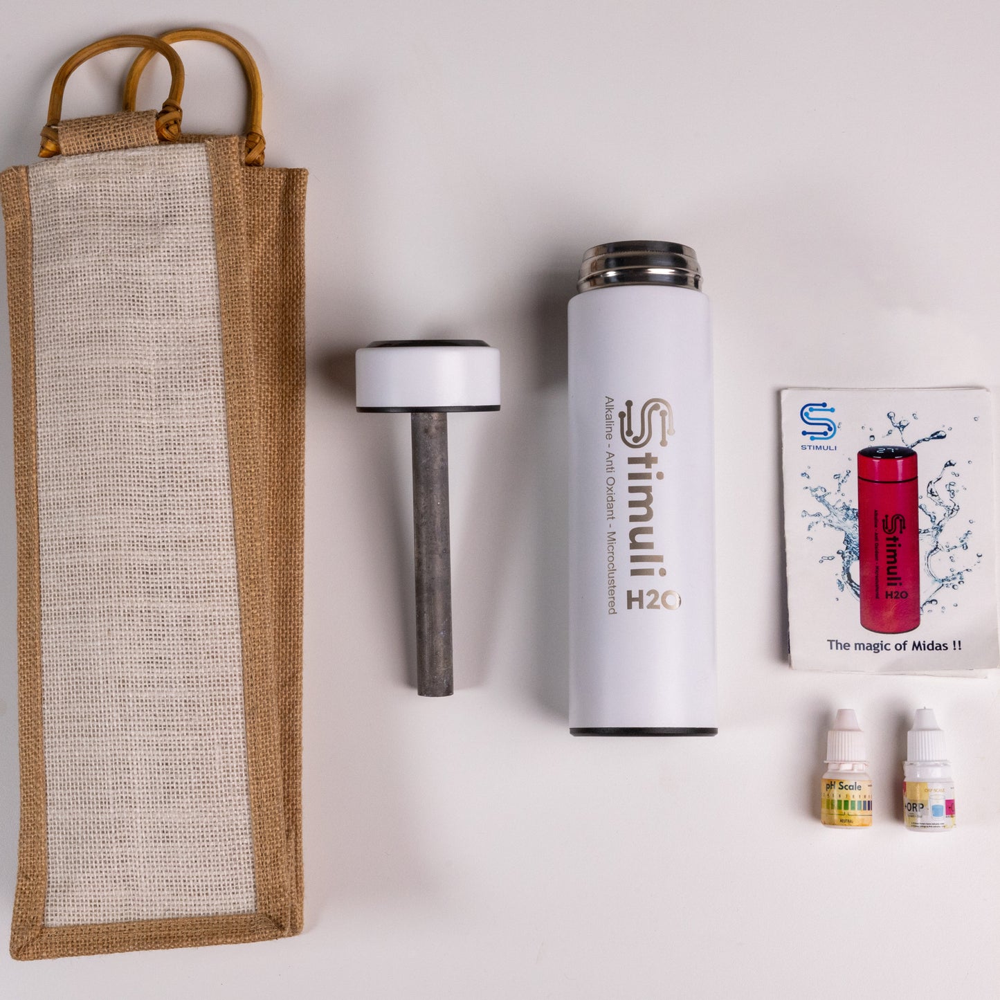 White Alkaline Water Bottle - 500ml
